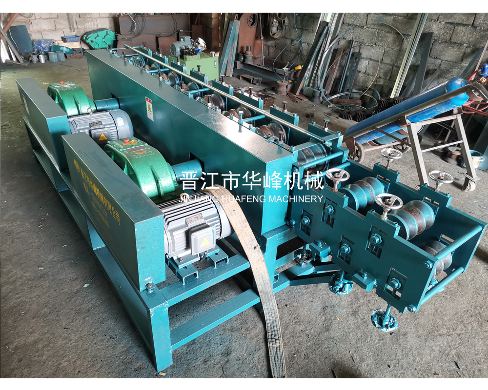 建筑架子腳手架廢圓管變方管成型機 建材圓管變方管設備 多排架子方管成型機